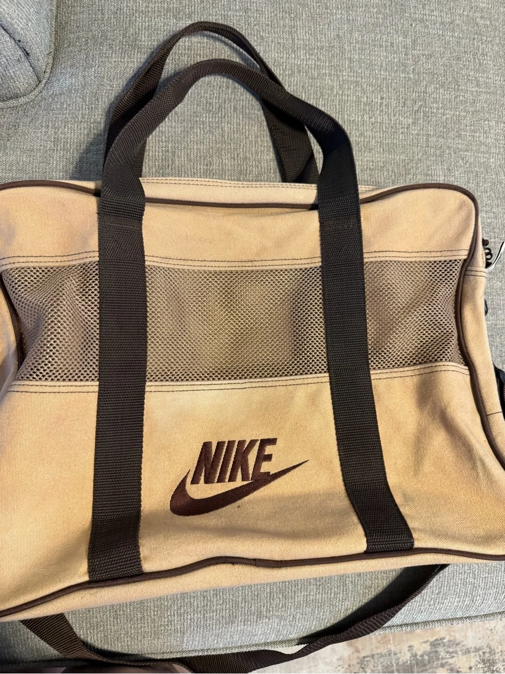 Vintage Nike Duffle Bag Gym Travel 90s